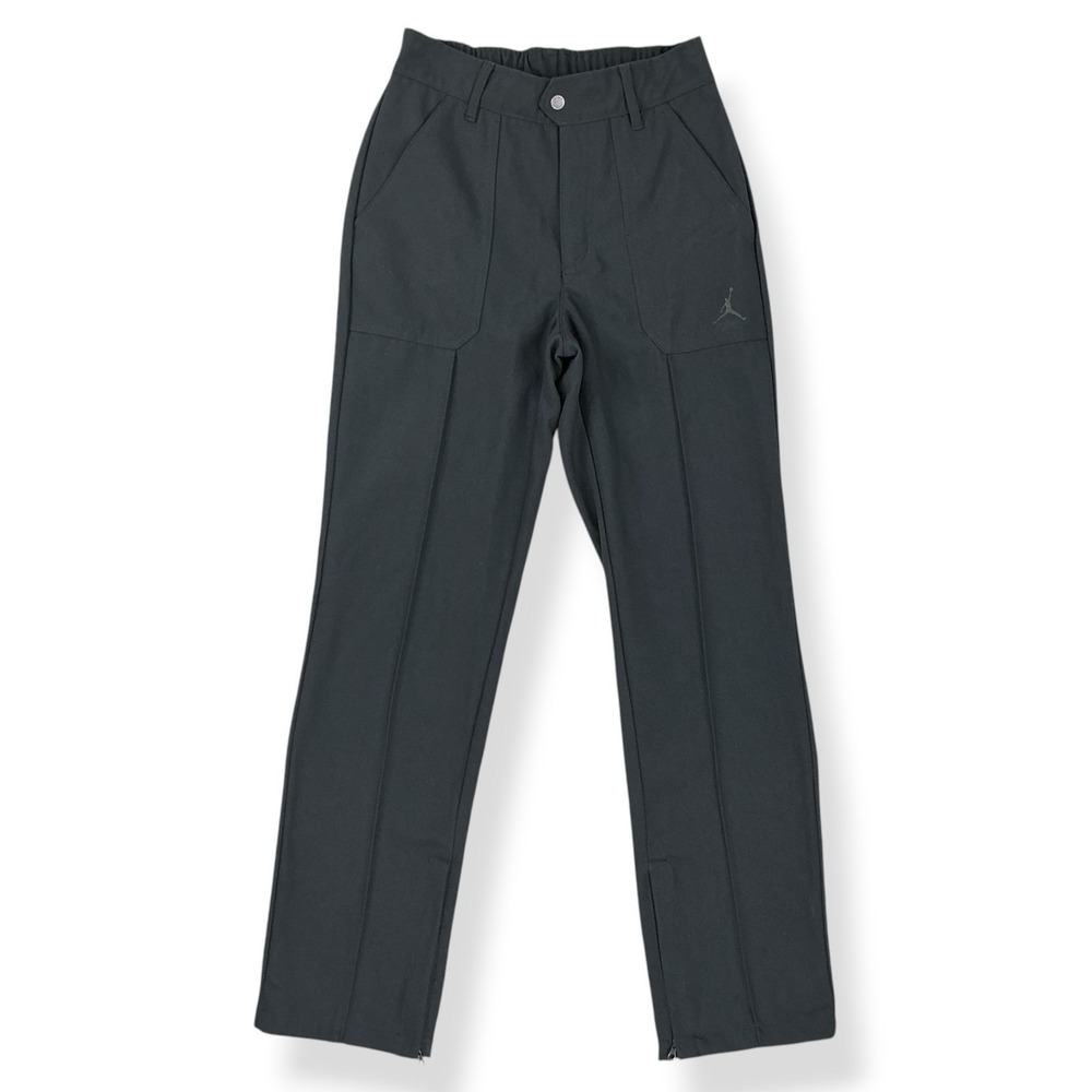 Nike Air Jordan Pants Women XS (24x29) Gray Straight Leg Canvas Zip Leg NWT $110